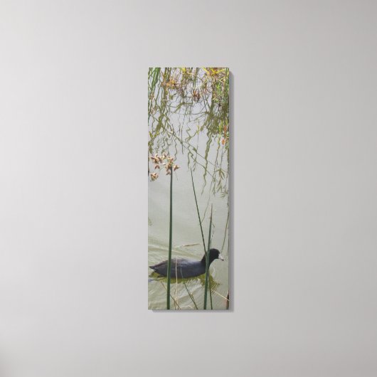 Canvas Print - Mud Hen in Reeds キャンバスプリント (正面)