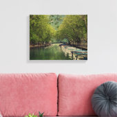 Canvas Print of Vasse Canal, Annecy, France キャンバスプリント (インサイチュ (リビング))
