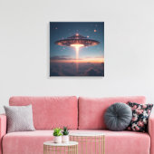 Canvas Print (Sparkling Starship) キャンバスプリント (インサイチュ (リビング))