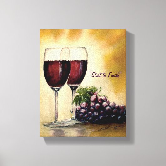 Canvas Print - "Start to Finish" キャンバスプリント (正面)