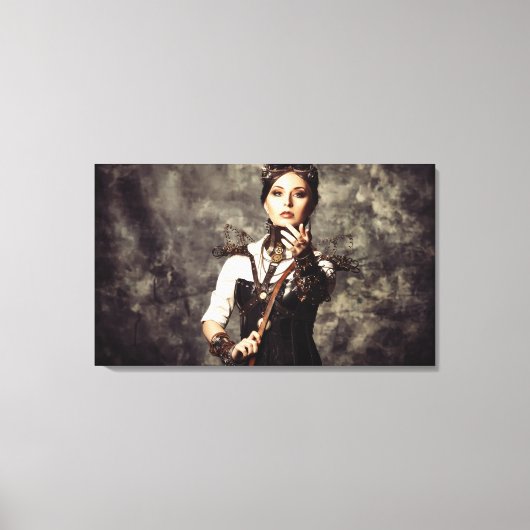 Canvas Print - Steampunk Art Women 'Tame' キャンバスプリント (正面)