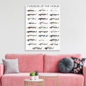 CANVAS PRINT - STURGEON OF THE WORLD キャンバスプリント (インサイチュ (リビング))