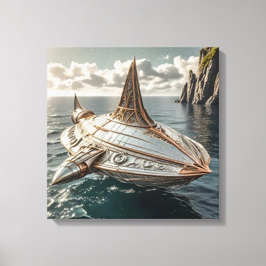 Canvas Print (Submergable UFO) キャンバスプリント (正面)
