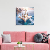 Canvas Print (submersible UFO) キャンバスプリント (インサイチュ (リビング))