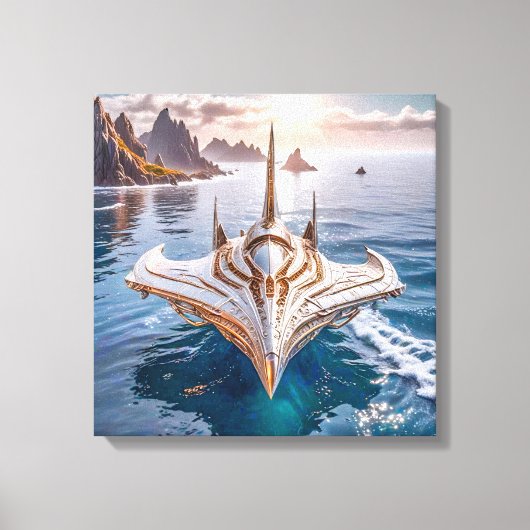 Canvas Print (submersible UFO) キャンバスプリント (正面)