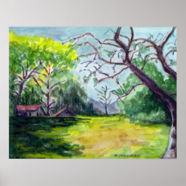 CANVAS PRINT - WATER COLOR BY HARRIET DAVIDSHN ポスター