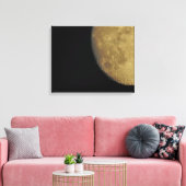 Canvas Print with close up Moon キャンバスプリント (インサイチュ (リビング))