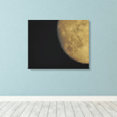 Canvas Print with close up Moon キャンバスプリント (インサイチュ (ウッドフロア))