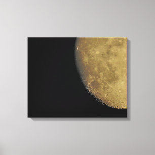 Canvas Print with close up Moon キャンバスプリント