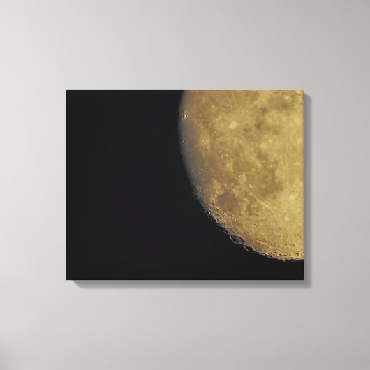 Canvas Print with close up Moon キャンバスプリント (正面)