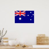 Canvas Print with Flag of Australia ポスター (キッチン)