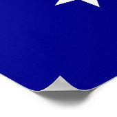 Canvas Print with Flag of Australia ポスター (角)