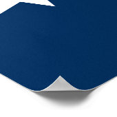 Canvas Print with Flag of Minnesota, USA ポスター (角)