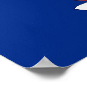 Canvas Print with Flag of New York, USA ポスター (角)
