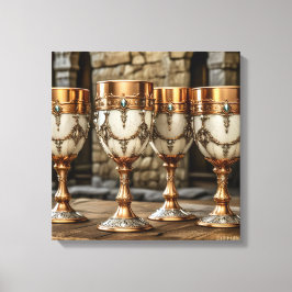 Canvas Prints (Golden Goblets-12) キャンバスプリント