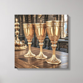Canvas Prints (Golden Goblets-2) キャンバスプリント