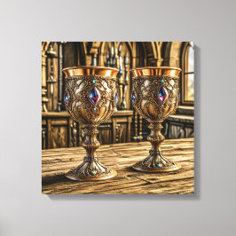 Canvas Prints (Golden Goblets-4) キャンバスプリント