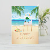 Canvas Retirementで取得パーティの招待状 招待状 (スタンド正面)