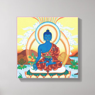 CANVAS SQUARE - Medicine Buddha - Healing Master キャンバスプリント