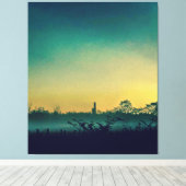 Canvas Sunset キャンバスプリント (インサイチュ (ウッドフロア))