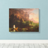Canvas The Voyage of Life Chileduary, Thomas Cole キャンバスプリント (インサイチュ (ウッドフロア))