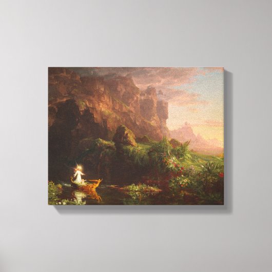 Canvas The Voyage of Life Chileduary, Thomas Cole キャンバスプリント (正面)
