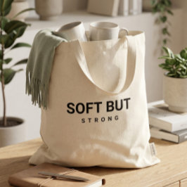 Canvas Tote Bag | 控えめなブラックのタイポグラフィ トートバッグ