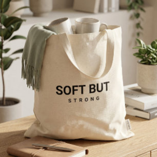 Canvas Tote Bag   控えめなブラックのタイポグラフィ トートバッグ