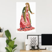 CANVAS WALL ART - ENGLISH TEAバラ – ギフト ポスター (ホームオフィス)