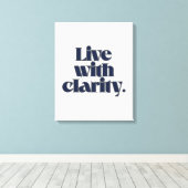 Canvas Wall Art – Modern Minimalist Motivational キャンバスプリント (インサイチュ (ウッドフロア))
