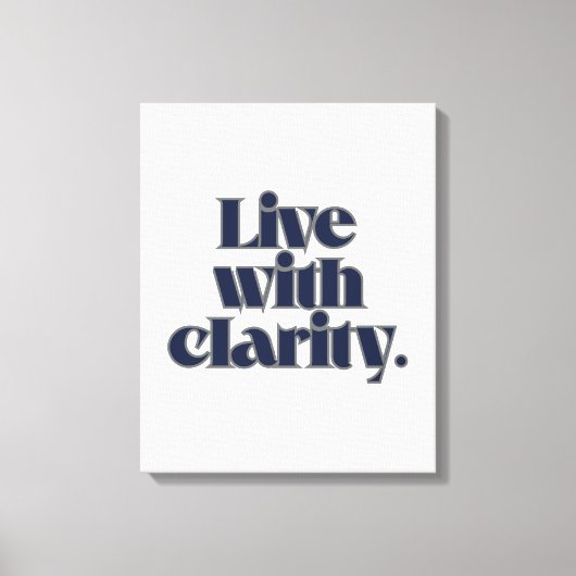 Canvas Wall Art – Modern Minimalist Motivational キャンバスプリント (正面)