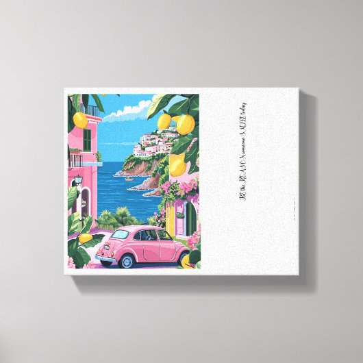 "Canvas Wall Art with Elegant Calligraphy – Inspir キャンバスプリント (正面)