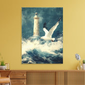 Canvas Wall Art with LIghthouse  キャンバスプリント (インサイチュ (リビング))