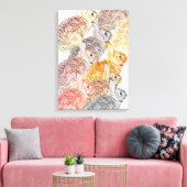 Canvas: Wild about Rabbits  キャンバスプリント (インサイチュ (リビング))