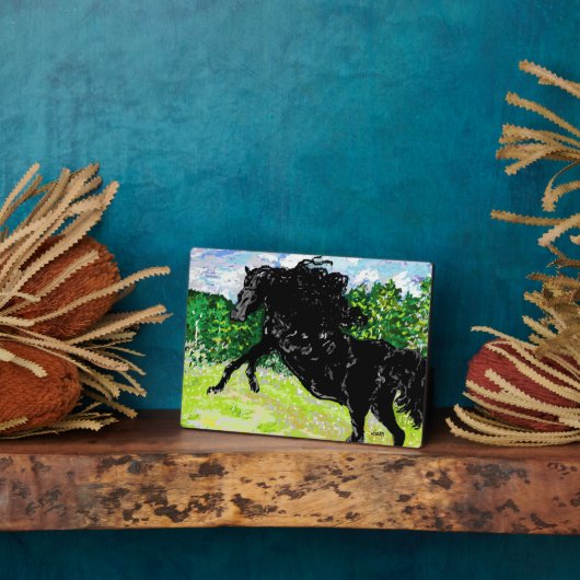 Canvas With Easel : Names美しい フォトプラーク (側面)