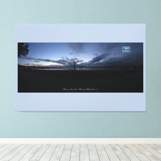 CanvasBabyBlue(Water Front117)RFPMDesigns ©️ 2019/ キャンバスプリント (インサイチュ (ウッドフロア))