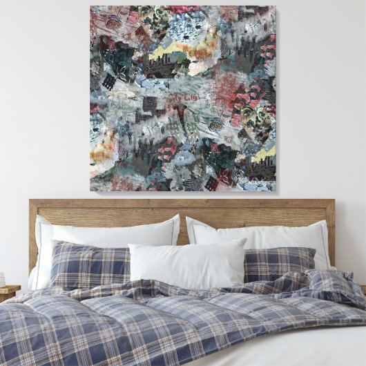 Canvastavla City Life  キャンバスプリント (インサイチュ (寝室))