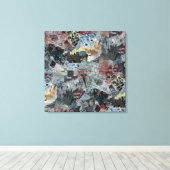 Canvastavla City Life  キャンバスプリント (インサイチュ (ウッドフロア))