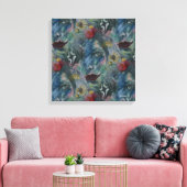 Canvastavla Sarah Rubellite キャンバスプリント (インサイチュ (リビング))