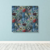 Canvastavla Sarah Rubellite キャンバスプリント (インサイチュ (ウッドフロア))