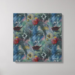 Canvastavla Sarah Rubellite キャンバスプリント