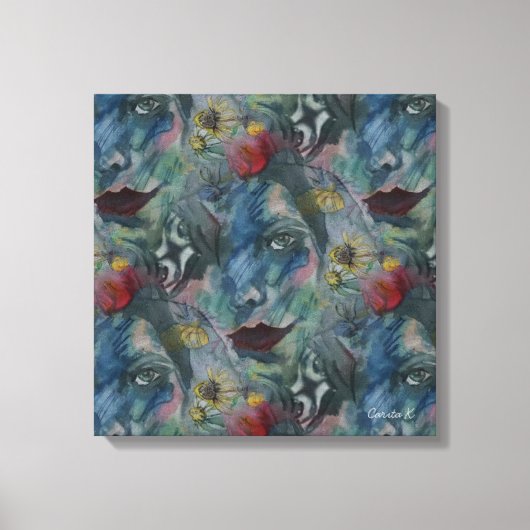 Canvastavla Sarah Rubellite キャンバスプリント (正面)