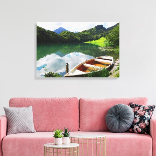 Canvastryck — Roddbåt キャンバスプリント (インサイチュ (リビング))