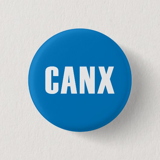 CANX 缶バッジ (正面)