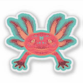 Cany Shop Pastel Cute Axolotlビニールステッカー シール