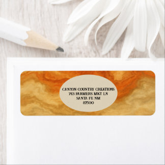 Canyon Colors Natural Earth Tones Custom ラベル