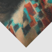 Canyon Night Black Wolf Portrait 薄葉紙 (詳細)