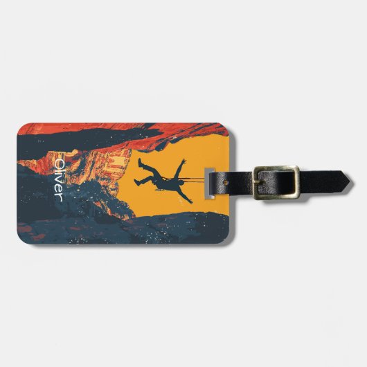 Canyon Rappelling Adventure ラゲッジタグ (正面横)