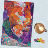 Canyon semi -bstract art puizzle ジグソーパズル