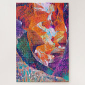 Canyon semi -bstract art puizzle ジグソーパズル (縦)